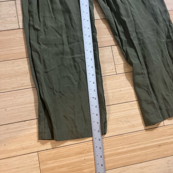 Madewell Jumper Short Sleeve Belted Olive Green XXS Women’s Cotton comfy - Picture 4 of 9